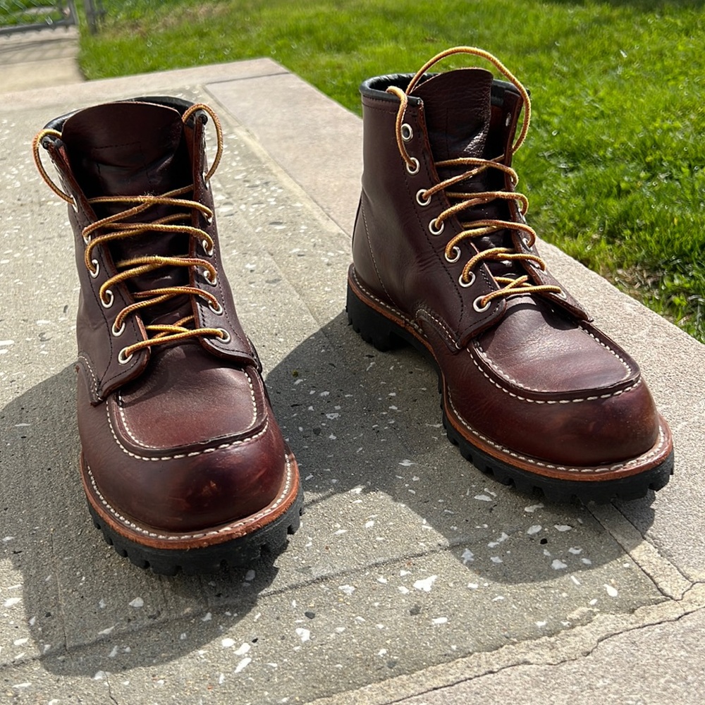 Red Wing Roughneck in briar size 9.5D